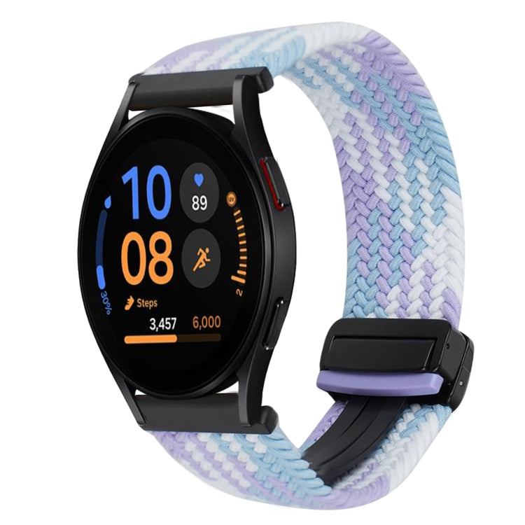 Dây đồng hồ bện khóa nam châm 20mm, dành cho Samsung Galaxy Watch FE 40mm, dành cho Samsung Galaxy Watch 6 Classic