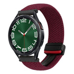 Dây đồng hồ bện khóa nam châm 20mm, dành cho Samsung Galaxy Watch FE 40mm, dành cho Samsung Galaxy Watch 6 Classic