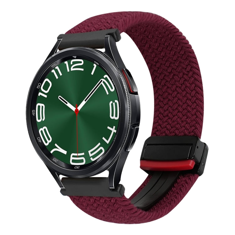 Dây đồng hồ bện khóa nam châm 20mm, dành cho Samsung Galaxy Watch FE 40mm, dành cho Samsung Galaxy Watch 6 Classic