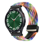 Dây đồng hồ bện khóa nam châm 20mm, dành cho Samsung Galaxy Watch FE 40mm, dành cho Samsung Galaxy Watch 6 Classic