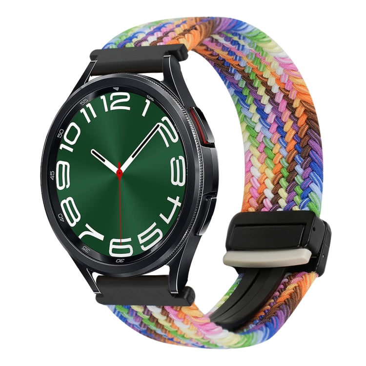 Dây đồng hồ bện khóa nam châm 20mm, dành cho Samsung Galaxy Watch FE 40mm, dành cho Samsung Galaxy Watch 6 Classic