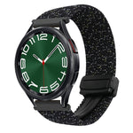 Dây đồng hồ bện khóa nam châm 20mm, dành cho Samsung Galaxy Watch FE 40mm, dành cho Samsung Galaxy Watch 6 Classic