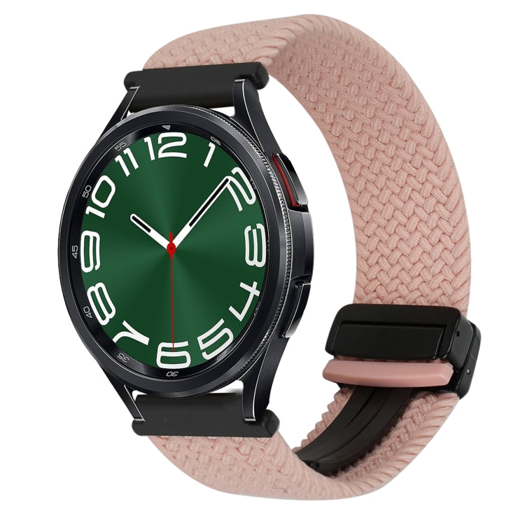 Dây đồng hồ bện khóa nam châm 20mm, dành cho Samsung Galaxy Watch FE 40mm, dành cho Samsung Galaxy Watch 6 Classic