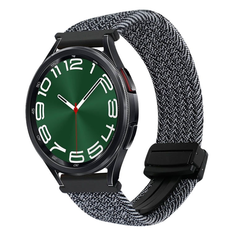 Dây đồng hồ bện khóa nam châm 20mm, dành cho Samsung Galaxy Watch FE 40mm, dành cho Samsung Galaxy Watch 6 Classic
