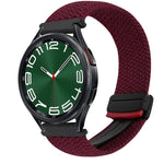 Dây đồng hồ bện khóa nam châm 20mm, dành cho Samsung Galaxy Watch FE 40mm, dành cho Samsung Galaxy Watch 6 Classic