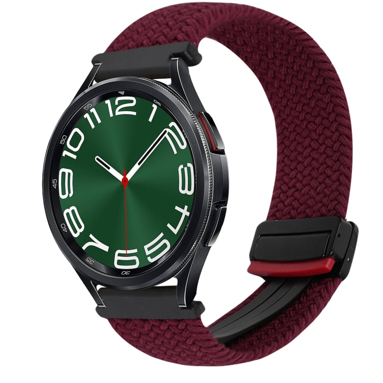 Dây đồng hồ bện khóa nam châm 20mm, dành cho Samsung Galaxy Watch FE 40mm, dành cho Samsung Galaxy Watch 6 Classic