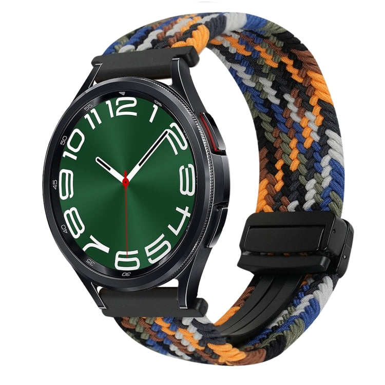 Dây đồng hồ bện khóa nam châm 20mm, dành cho Samsung Galaxy Watch FE 40mm, dành cho Samsung Galaxy Watch 6 Classic