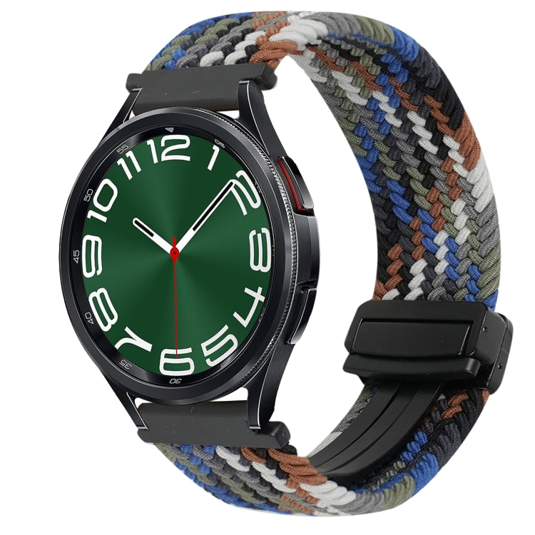 Dây đồng hồ bện khóa nam châm 20mm, dành cho Samsung Galaxy Watch FE 40mm, dành cho Samsung Galaxy Watch 6 Classic