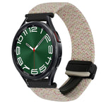 Dây đồng hồ bện khóa nam châm 20mm, dành cho Samsung Galaxy Watch FE 40mm, dành cho Samsung Galaxy Watch 6 Classic