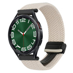 Dây đồng hồ bện khóa nam châm 20mm, dành cho Samsung Galaxy Watch FE 40mm, dành cho Samsung Galaxy Watch 6 Classic