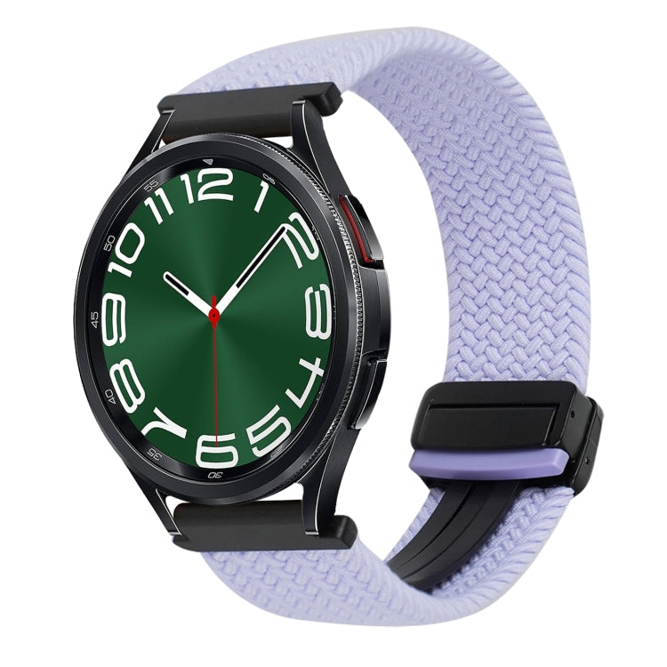 Dây đồng hồ bện khóa nam châm 20mm, dành cho Samsung Galaxy Watch FE 40mm, dành cho Samsung Galaxy Watch 6 Classic