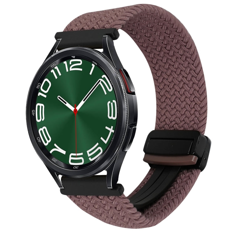 Dây đồng hồ bện khóa nam châm 20mm, dành cho Samsung Galaxy Watch FE 40mm, dành cho Samsung Galaxy Watch 6 Classic