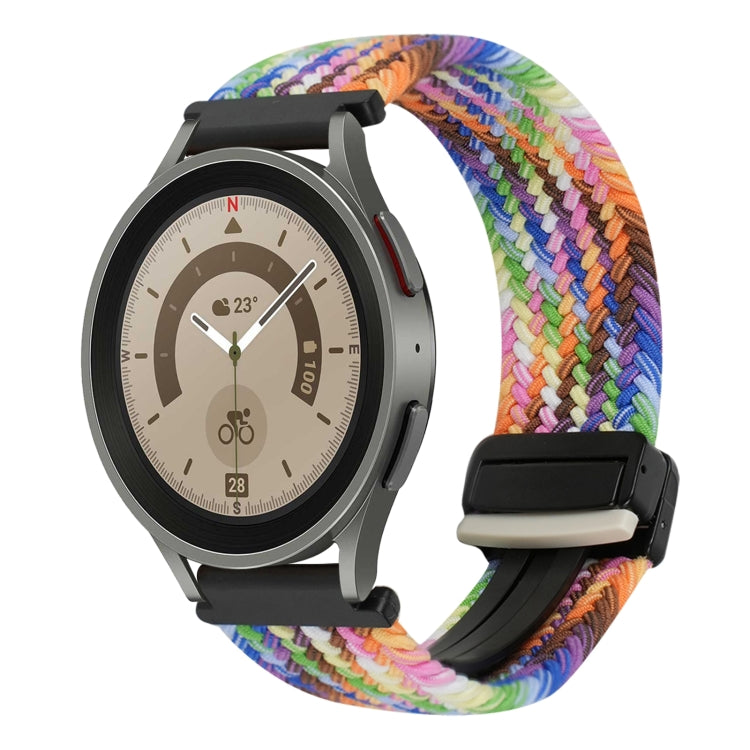 Dây đồng hồ bện khóa nam châm 20mm, dành cho Samsung Galaxy Watch 5 Pro, dành cho Samsung Gear Sport