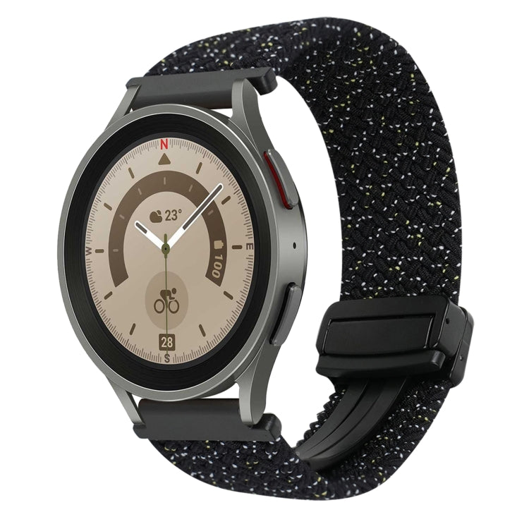 Dây đồng hồ bện khóa nam châm 20mm, dành cho Samsung Galaxy Watch 5 Pro, dành cho Samsung Gear Sport