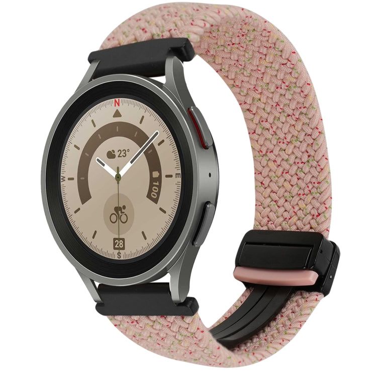 Dây đồng hồ bện khóa nam châm 20mm, dành cho Samsung Galaxy Watch 5 Pro, dành cho Samsung Gear Sport