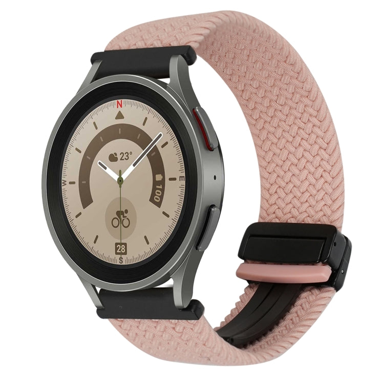 Dây đồng hồ bện khóa nam châm 20mm, dành cho Samsung Galaxy Watch 5 Pro, dành cho Samsung Gear Sport