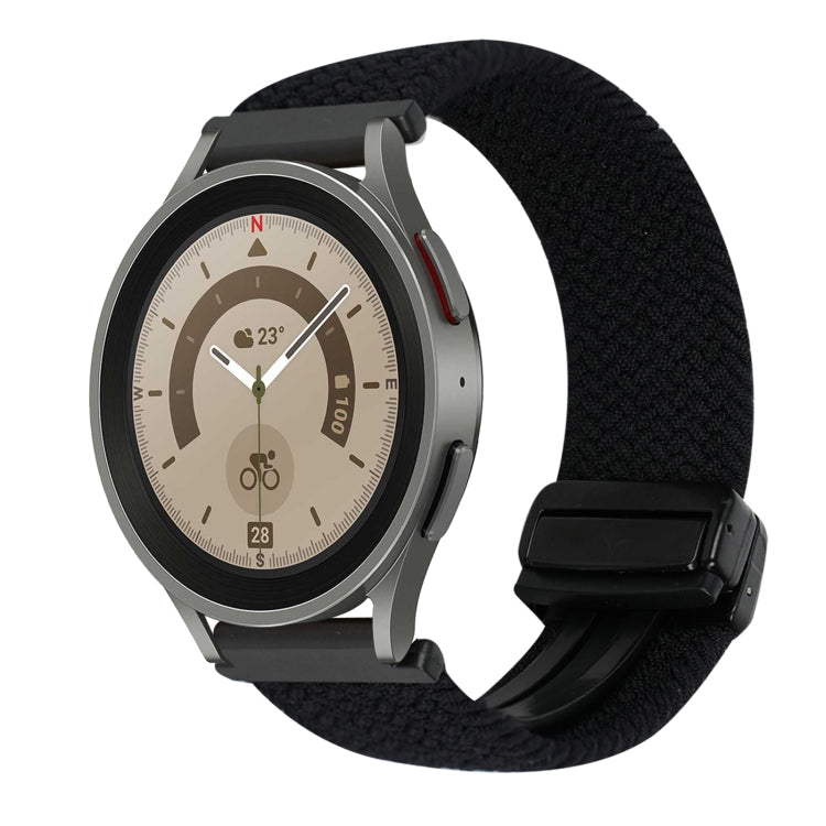 Dây đồng hồ bện khóa nam châm 20mm, dành cho Samsung Galaxy Watch 5 Pro, dành cho Samsung Gear Sport