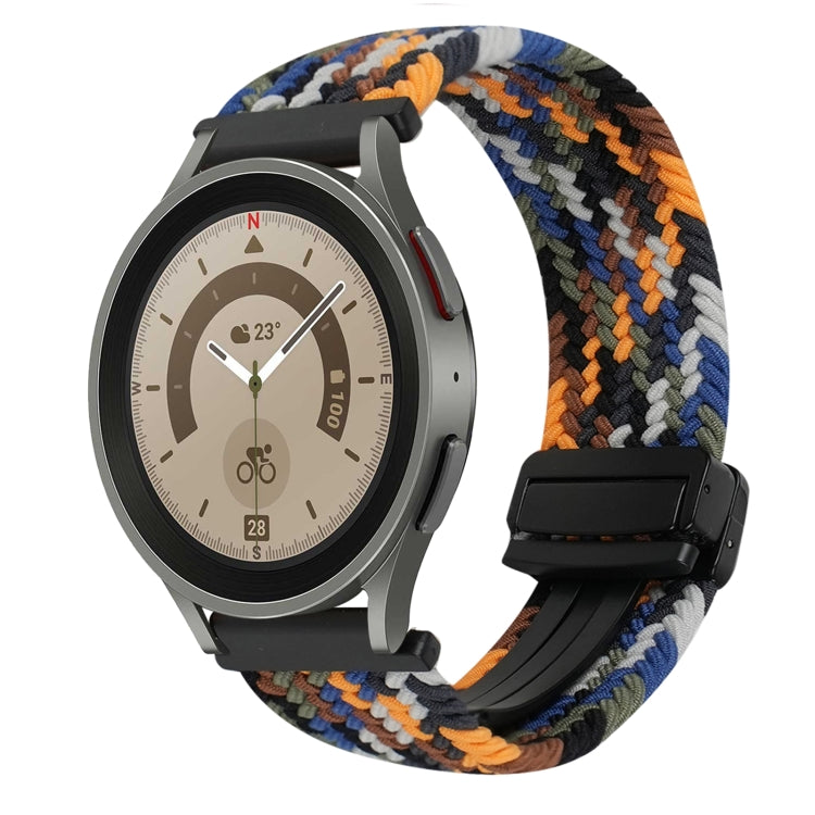 Dây đồng hồ bện khóa nam châm 20mm, dành cho Samsung Galaxy Watch 5 Pro, dành cho Samsung Gear Sport