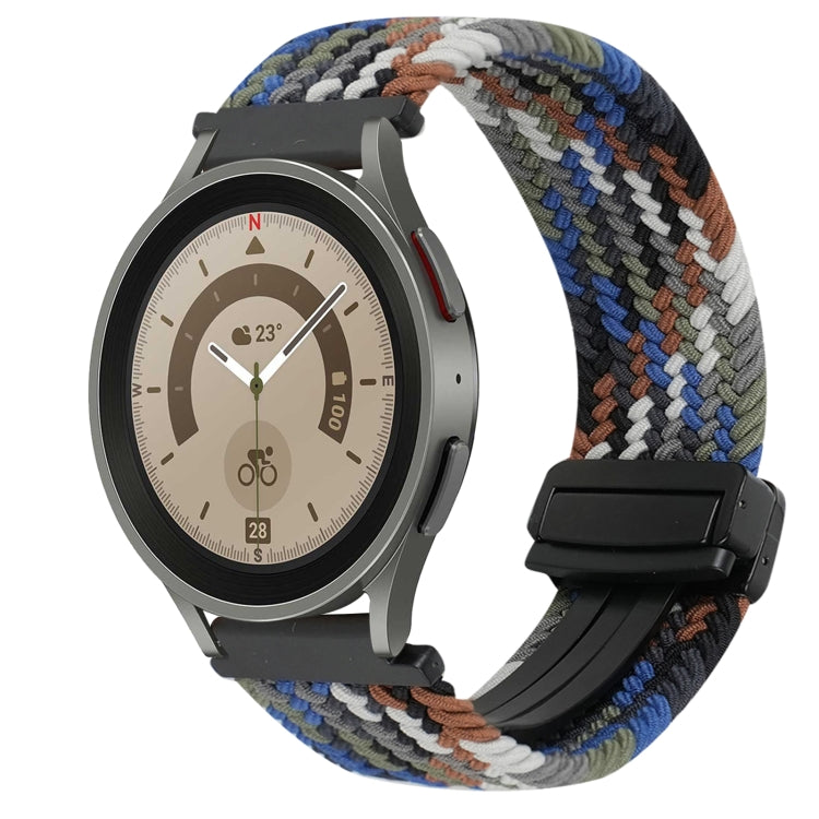 Dây đồng hồ bện khóa nam châm 20mm, dành cho Samsung Galaxy Watch 5 Pro, dành cho Samsung Gear Sport