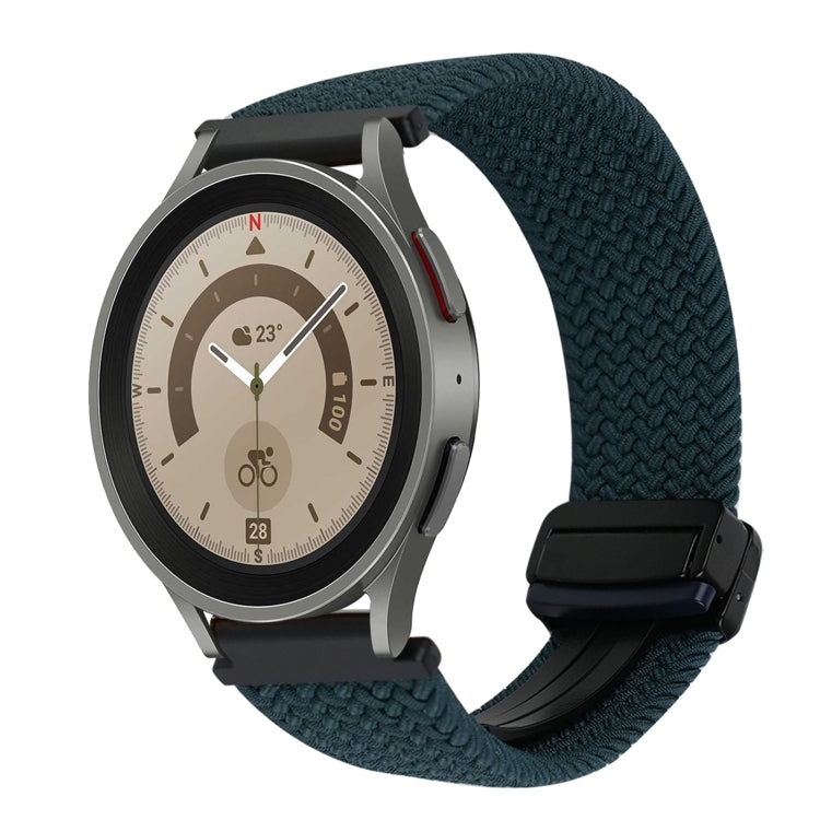 Dây đồng hồ bện khóa nam châm 20mm, dành cho Samsung Galaxy Watch 5 Pro, dành cho Samsung Gear Sport