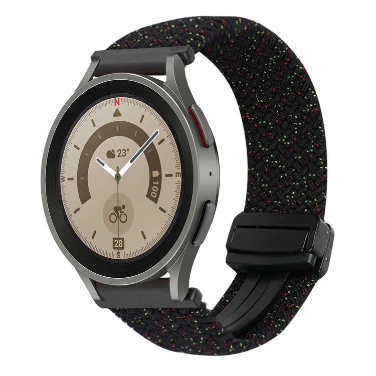 Dây đồng hồ bện khóa nam châm 20mm, dành cho Samsung Galaxy Watch 5 Pro, dành cho Samsung Gear Sport