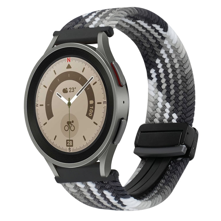 Dây đồng hồ bện khóa nam châm 20mm, dành cho Samsung Galaxy Watch 5 Pro, dành cho Samsung Gear Sport