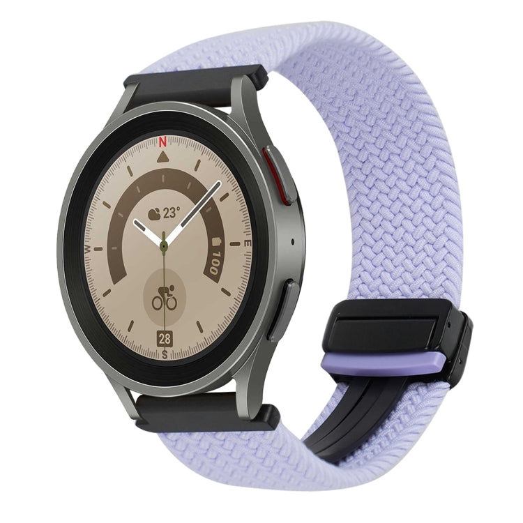 Dây đồng hồ bện khóa nam châm 20mm, dành cho Samsung Galaxy Watch 5 Pro, dành cho Samsung Gear Sport