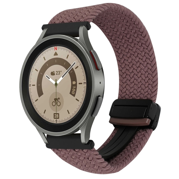 Dây đồng hồ bện khóa nam châm 20mm, dành cho Samsung Galaxy Watch 5 Pro, dành cho Samsung Gear Sport
