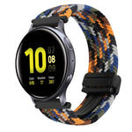 Dây đồng hồ bện khóa từ 20mm, dành cho Samsung Galaxy Watch Active 2, dành cho Samsung Galaxy Watch 3 41mm