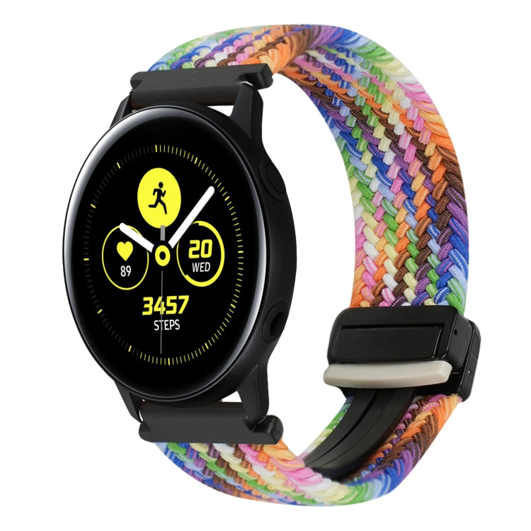 Dây đồng hồ bện khóa từ 20mm, dành cho Samsung Galaxy Watch Active, dành cho Samsung Galaxy Watch 42mm