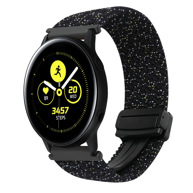 Dây đồng hồ bện khóa từ 20mm, dành cho Samsung Galaxy Watch Active, dành cho Samsung Galaxy Watch 42mm