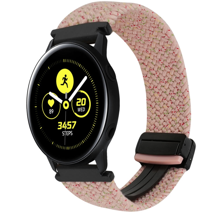 Dây đồng hồ bện khóa từ 20mm, dành cho Samsung Galaxy Watch Active, dành cho Samsung Galaxy Watch 42mm