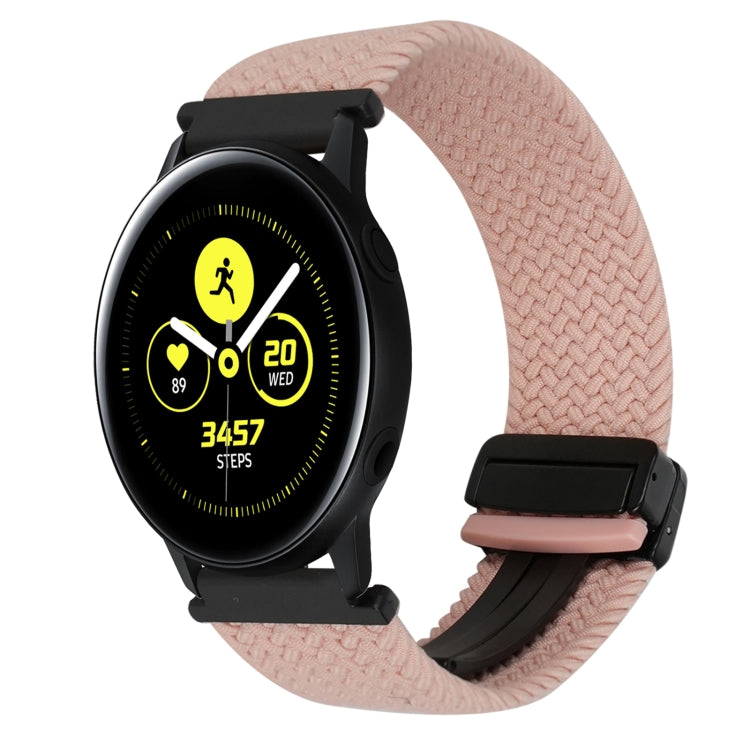 Dây đồng hồ bện khóa từ 20mm, dành cho Samsung Galaxy Watch Active, dành cho Samsung Galaxy Watch 42mm
