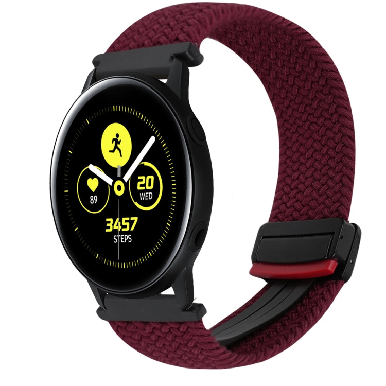 Dây đồng hồ bện khóa từ 20mm, dành cho Samsung Galaxy Watch Active, dành cho Samsung Galaxy Watch 42mm