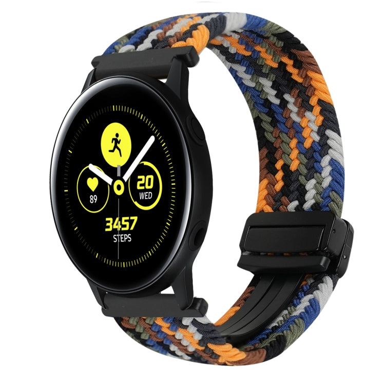 Dây đồng hồ bện khóa từ 20mm, dành cho Samsung Galaxy Watch Active, dành cho Samsung Galaxy Watch 42mm