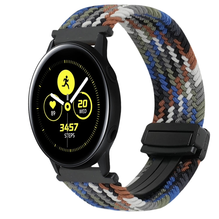Dây đồng hồ bện khóa từ 20mm, dành cho Samsung Galaxy Watch Active, dành cho Samsung Galaxy Watch 42mm