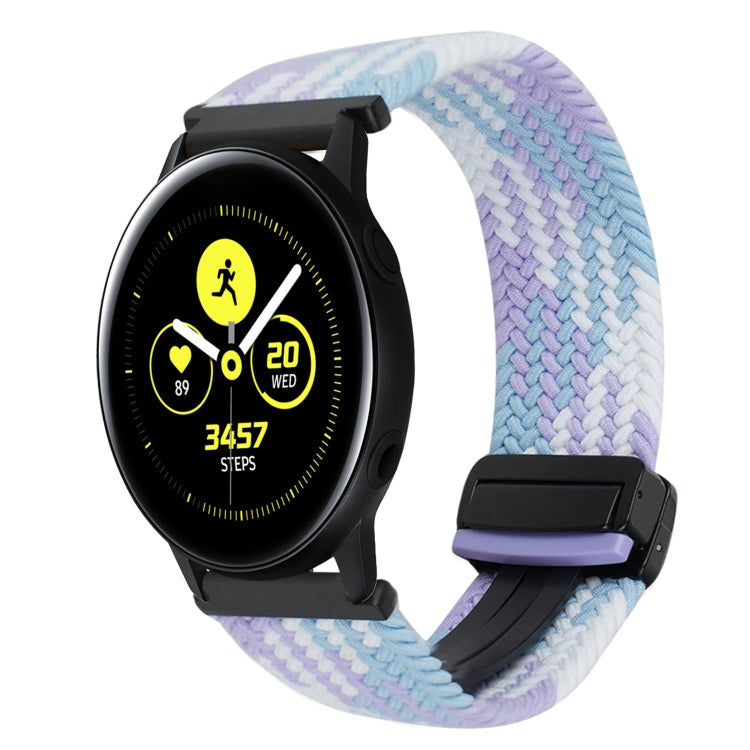Dây đồng hồ bện khóa từ 20mm, dành cho Samsung Galaxy Watch Active, dành cho Samsung Galaxy Watch 42mm
