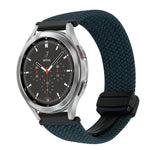 20mm Magnetic Buckle Braided Watch Strap, For Samsung Galaxy Watch 4, For Samsung Galaxy Watch 4 Classic