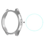 Ốp cứng PC mạ điện ENKAY Hat-Prince + Miếng dán màn hình kính cường lực 9H 0.2mm, Dành cho Samsung Galaxy Watch7 44mm, Dành cho Samsung Galaxy Watch7 40mm