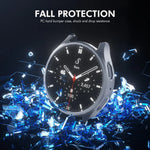 Ốp cứng PC mạ điện ENKAY Hat-Prince + Miếng dán màn hình kính cường lực 9H 0.2mm, Dành cho Samsung Galaxy Watch7 44mm, Dành cho Samsung Galaxy Watch7 40mm