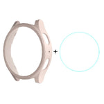 Ốp cứng PC mạ điện ENKAY Hat-Prince + Miếng dán màn hình kính cường lực 9H 0.2mm, Dành cho Samsung Galaxy Watch7 44mm, Dành cho Samsung Galaxy Watch7 40mm