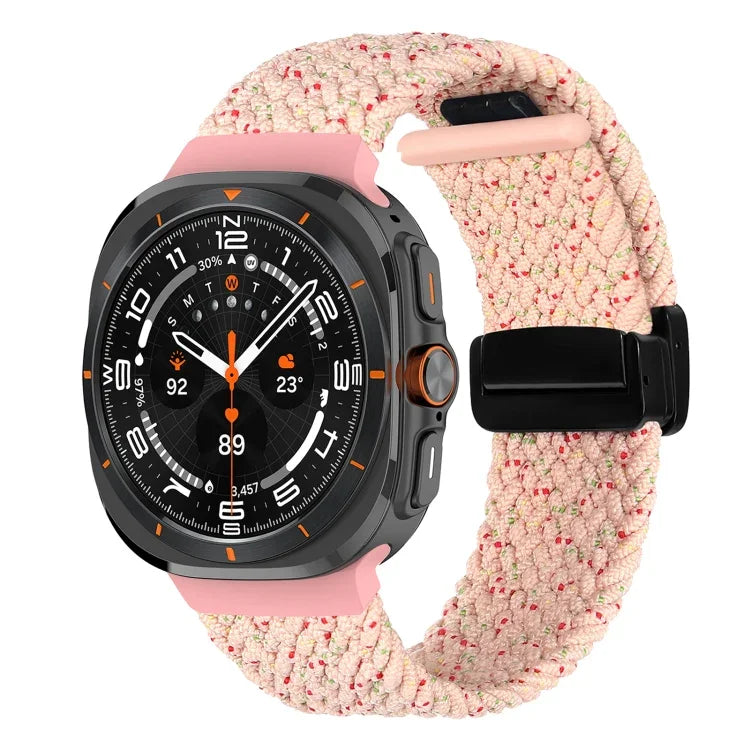 Dây đồng hồ bện khóa từ tính gập cho Samsung Galaxy Watch Ultra 47mm
