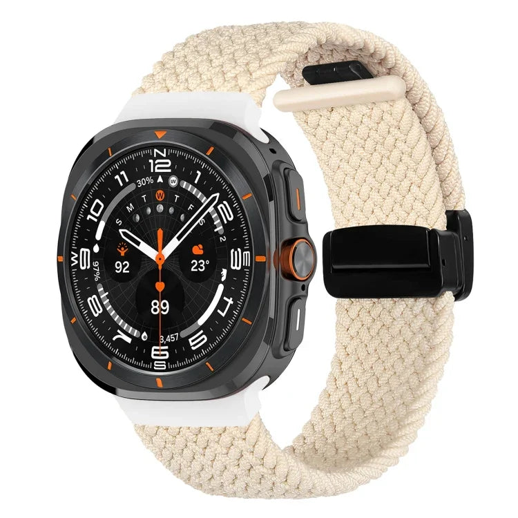 Dây đồng hồ bện khóa từ tính gập cho Samsung Galaxy Watch Ultra 47mm