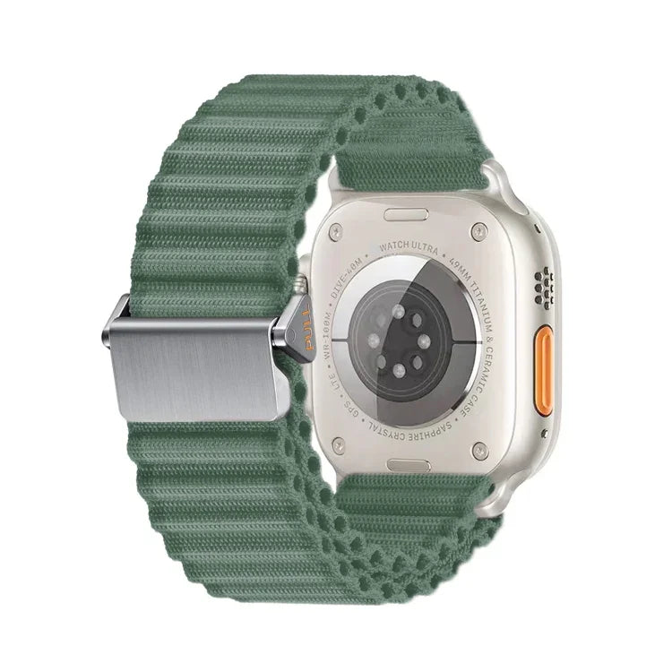 Dây đồng hồ nylon bện khóa nam châm Off Road, Dành cho Apple Watch SE 2023 44mm, Dành cho Apple Watch SE 2023 40mm, Dành cho Apple Watch Ultra 2 49mm, Dành cho Apple Watch Series 9 45mm, Dành cho Apple Watch Series 9 41mm, Dành cho Apple Watch Ultra 49mm
