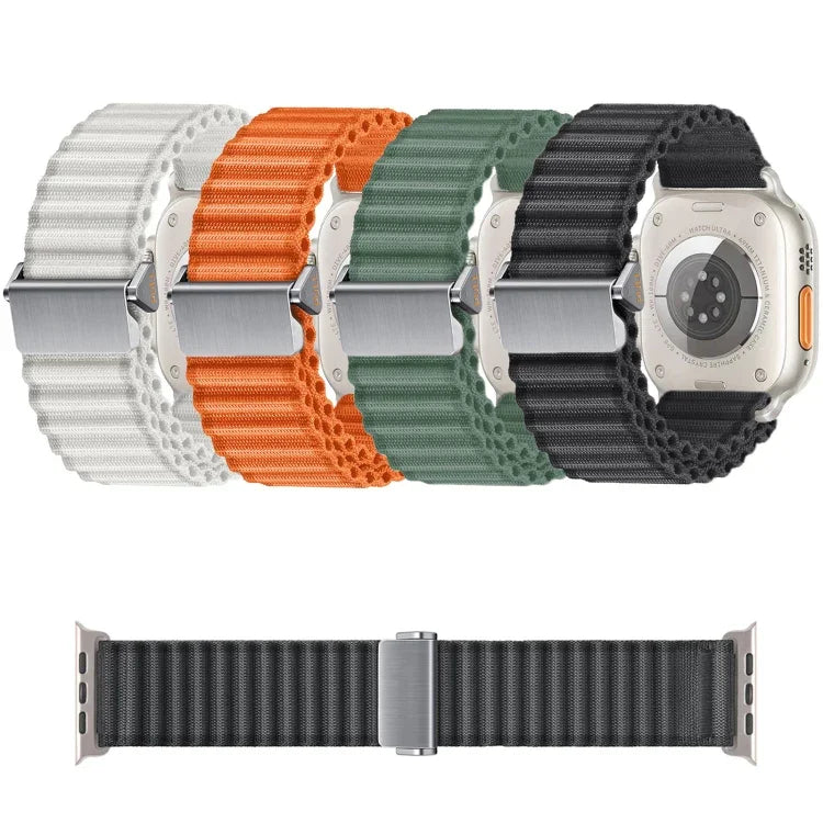 Dây đồng hồ nylon bện khóa nam châm Off Road, Dành cho Apple Watch SE 2023 44mm, Dành cho Apple Watch SE 2023 40mm, Dành cho Apple Watch Ultra 2 49mm, Dành cho Apple Watch Series 9 45mm, Dành cho Apple Watch Series 9 41mm, Dành cho Apple Watch Ultra 49mm