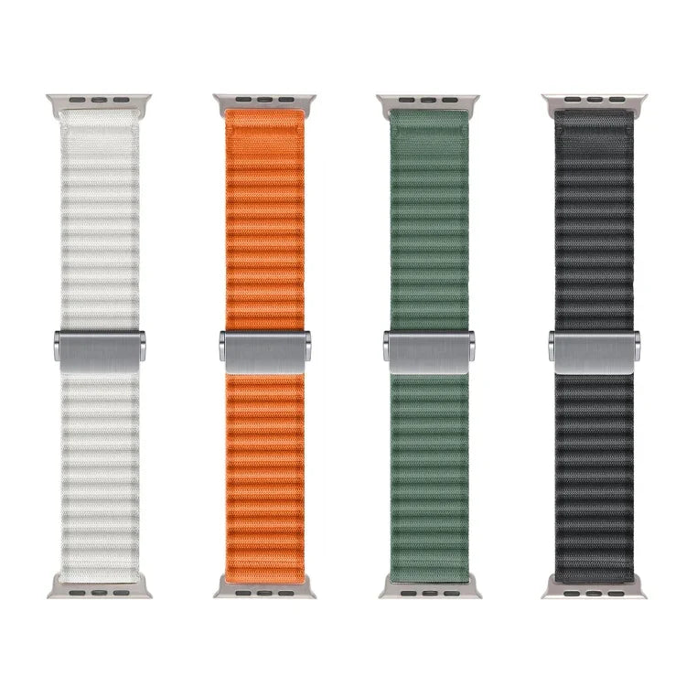 Dây đồng hồ nylon bện khóa nam châm Off Road, Dành cho Apple Watch SE 2023 44mm, Dành cho Apple Watch SE 2023 40mm, Dành cho Apple Watch Ultra 2 49mm, Dành cho Apple Watch Series 9 45mm, Dành cho Apple Watch Series 9 41mm, Dành cho Apple Watch Ultra 49mm