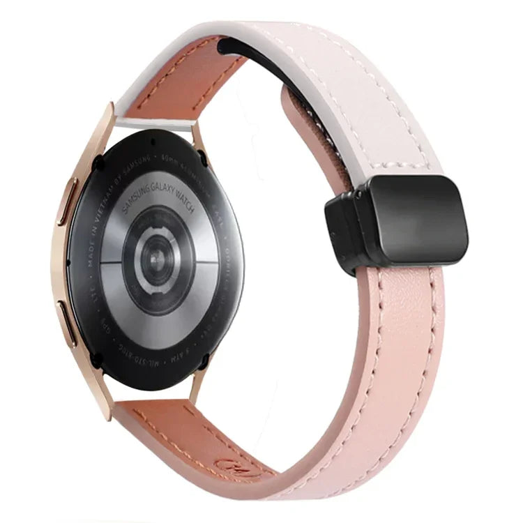 Dây đồng hồ da microfiber khóa nam châm mảnh 20mm, dành cho Samsung Galaxy Watch 4 40 / 44mm, dành cho Samsung Galaxy Watch 4 Classic 42 / 46mm