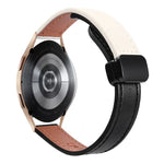 Dây đồng hồ da microfiber khóa nam châm mảnh 20mm, dành cho Samsung Galaxy Watch 4 40 / 44mm, dành cho Samsung Galaxy Watch 4 Classic 42 / 46mm