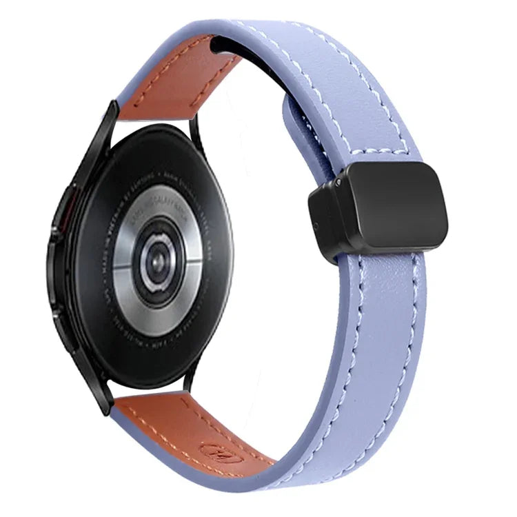 Dây đồng hồ da microfiber khóa nam châm mảnh 20mm, dành cho Samsung Galaxy Watch 4 40 / 44mm, dành cho Samsung Galaxy Watch 4 Classic 42 / 46mm