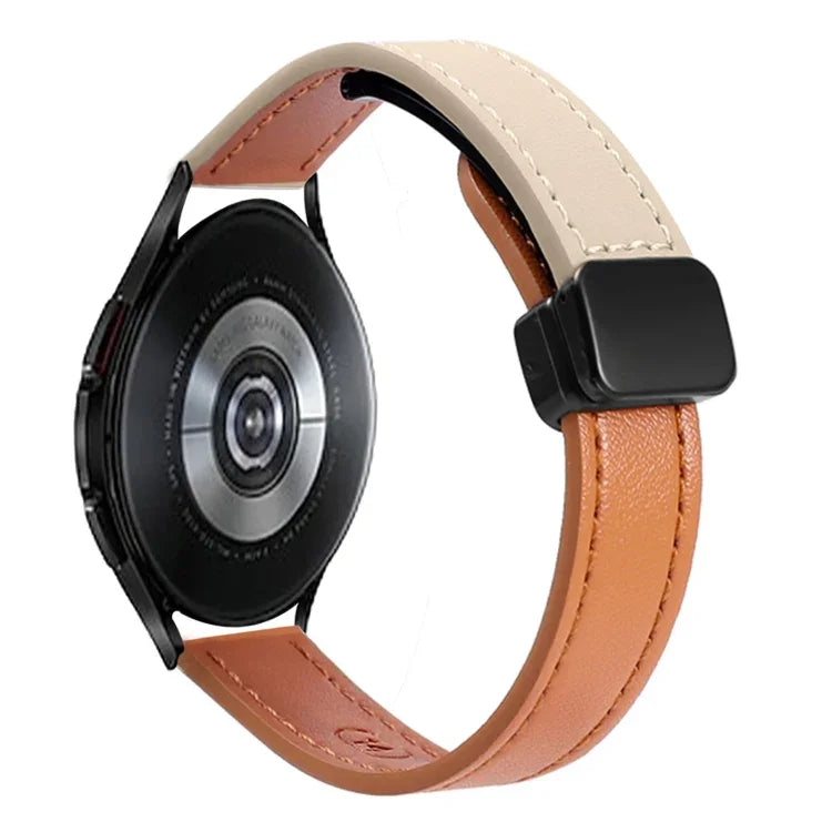 Dây đồng hồ da microfiber khóa nam châm mảnh 20mm, dành cho Samsung Galaxy Watch 4 40 / 44mm, dành cho Samsung Galaxy Watch 4 Classic 42 / 46mm